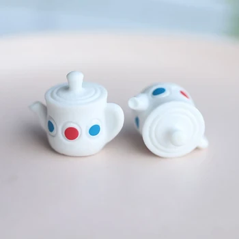 4 buc/set in Miniatura simulare alimente juca ceainicul de ceașca de ceai, set mini hand-made decor casă de joacă scena recuzită accesorii model