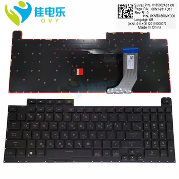 KR-coreean RGB Inlocuire tastaturi pentru ASUS ROG STRIX CICATRICE III G731 GU G731GT Lumina albastru tastatura Noua V185062BS1 0KNR0 661SKO00
