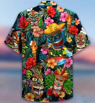 2022 Pierde Respirabil 3d de imprimare la Modă de Moda se Răcească, Tricouri Hawaiian Beach Party Topuri cu Mâneci Scurte de Vara Tricouri Barbati
