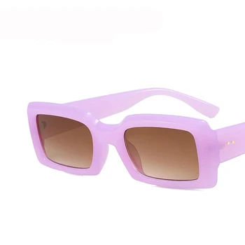 Clasic Negru Pătrat ochelari de Soare pentru Femei Brand Mic Dreptunghi Cadru Ochelari de Soare Ochelari de Călătorie Nuante UV400 Oculos Lunette De Sol