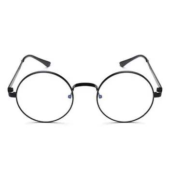 Femei Bărbați Rotund Spectacol Ochelari, Rame De Ochelari Cu Sticlă Transparentă Optic Cadru Transparent Ochelari Ochelari De Citit