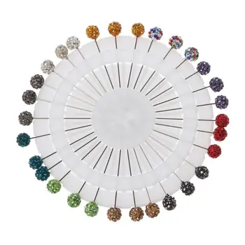 Pachet de 30 Musulmane Hijab Eșarfe Ace de Siguranță glob de Cristal Broșe Direct Pini Moda Bijuterii Colorate Accesorii Ornamente