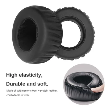 1 Pereche de Casti Ear Pad Burete Confortabil Ureche Pernele de Acoperire Negru pentru Sony MDR-XB700 Părți Casti Accesorii