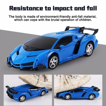 De Vânzare la cald RC Poliție Jucărie Mașină de Transformare Roboți-Vehicul Sport Model Roboti Jucarii Cool Deformare Auto Copii, Jucarii si Cadouri Pentru Baieti