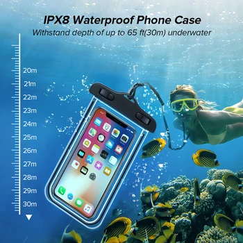 IP68 Universal de Telefon rezistent la apa Caz rezistent la Apă Sac Husă Telefon Mobil PV Cover Pentru iPhone 12 11 13 Pro Samsung A71 A51