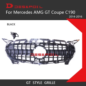 Pentru AMG GT R C190 Panamerica Grill Pre-facelift Mercedes Auto Frontal Vertical GTR Grill-2016 Coupe cu 2 Usi GT S Edition1