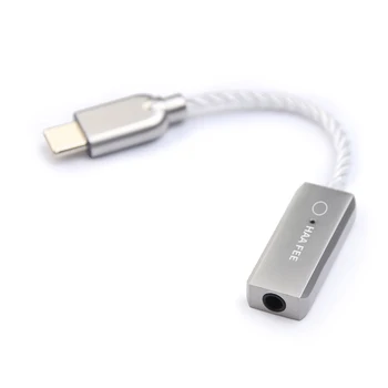 HAA TAXA DAC USB Cablu Portabil Amplificator pentru Căști pentru Smartphone-uri Cu ES9281AC 32bit/768kHz DSD512 MQA