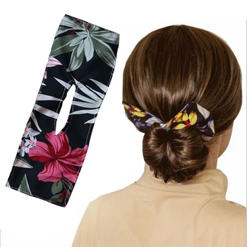 Abil Bun pentru Par, Moda Benzile de Păr pentru Femei de Vară Sârmă Bentiță Elegantă Multicolore de Pânză Clip Nou Tip Împletitură de Păr Instrument