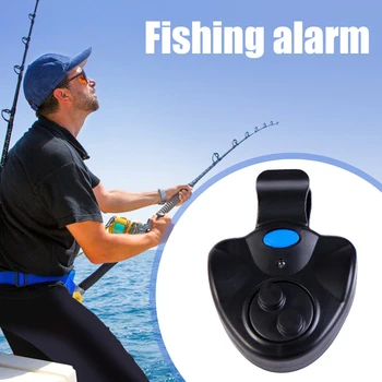 Lumina LED-uri de Pescuit Peștele Mușcă de Alarmă Electronice Tampon Aruncat Tijă de Pescuit de Noapte de Alarmă Inteligent Portabil Accesorii de Pescuit