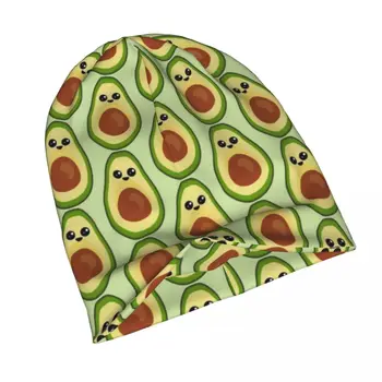 Drăguț Fructe De Avocado Chelioși Căciuli, Pălării De Vară Bărbați Femei Stradă Capace Cald Multifuncțional Capota Pălărie Tricotate