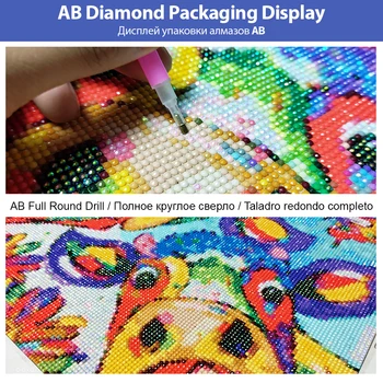 Disney DIY AB Diamant de Culoare Pictura Casca, Străin Personaj de Desene animate goblen Kit Incrustate cu Diamante Mozaic Pictura Decorativa
