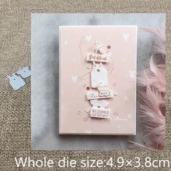 Noul Design Craft din Metal stencil mucegai Moare de Tăiere haine pentru copii decor album mor reduceri Album Carte de Hârtie Ambarcațiuni Relief