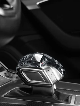 Pentru Audi A4L A5 A6 A7 A8 Q5 Q7 Q8 2016-2022 Precum Auto Gear Shift Acopere Capul LHD Cristal Auto Gear Shift Knob Decor Autocolant Accesorii