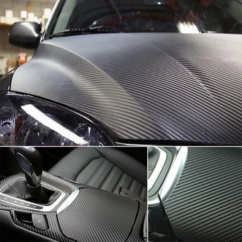 Accesorii auto 127 cm * 10 cm membrana din fibra de carbon pentru Nissan X-TRAIL TIIDA NISS LIVINA MARTIE Denki 350Z QASHQAI