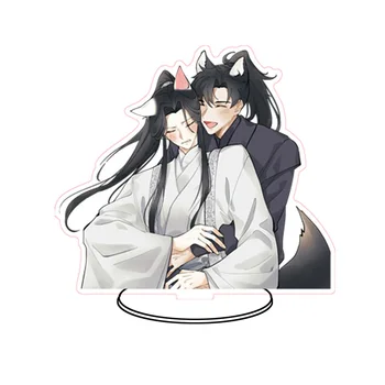 1 Buc Anime Kawaii Husky si Lui Pisica Alba Shizun Acrilic Model Mo Fugit Chu Wanning Birou Decor Placa de Acțiune Figura Jucarii