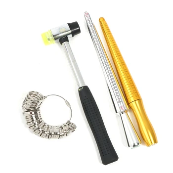De Măsurare profesionale Ecartament Inel Stick Sizer UK/US Oficial Britanic/American Pentru DIY Moda Bijuterii Set de Instrumente de Măsurare