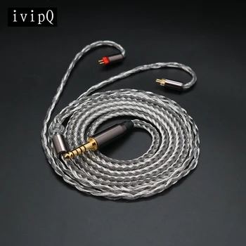 IvipQ 16 Core Casti Cablu placat cu Argint OCC+Aliaj de Cupru Grafen Amestecat Cablu Împletit cu MMCX 0.78 MM 2PIN QDC Upgrade-Line