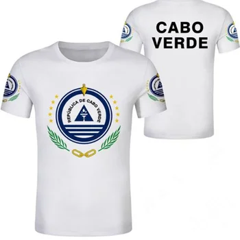CAPE VERDE masculin tineret personalizat numele numărul țară tricou națiune pavilion cv portugheză facultate de imprimare foto insula haine băiat