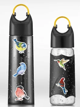 10/50pcs Păsări Drăguț Colorate de Animale Autocolant rezistent la apa Graffiti Pentru Telefonul Sticla de Apa Laptop Biciclete Decalcomanii Auto Jucărie pentru Copii