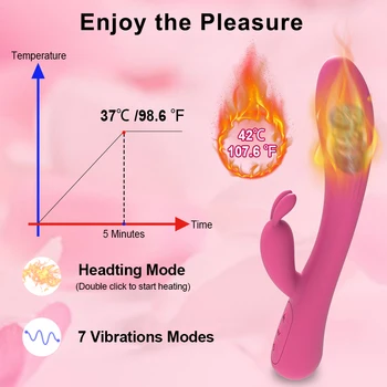 Puternic Rabbit Vibrator Clitoridian G-Spot Stimulator de sex Feminin Penis artificial Jucarii Sexuale Pentru Femei Clitoris Pizde Masturbatori Bunuri pentru Adulți