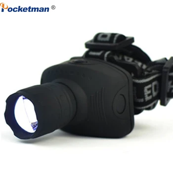 Puternic Faruri LED 3 Moduri de Zoom Faruri Impermeabil Lampă de Cap Mini Lanterna de Cap Camping Cap Cap de Lumină Lanterna