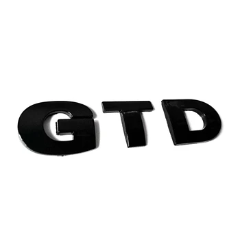 Plastic ABS GTD Auto Autocolante Embleme, Insigne Logo-uri