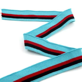 Buulqo 70x3cm Bumbac elastic coaste de BRICOLAJ pentru adulți plat tricotat tesatura de cusut guler mansete îmbrăcăminte accesorii coaste