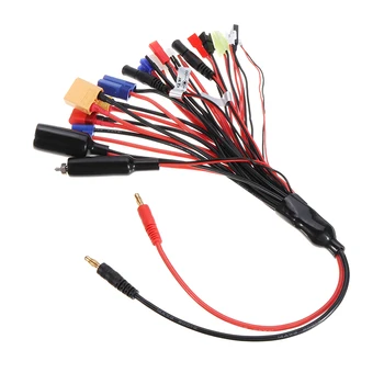 20 in 1 Multifunctional Încărcător Cablu de 4mm Banana Plug pentru XT60 XT90 EC3 CE5 Tamiya pentru B6 B6AC PL6 PL8 Încărcător