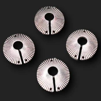 10buc Placat cu Argint Geometrice Fan Conectori Stil Boem Cercei Brățară de Metal Accesorii DIY Farmece Bijuterii de Luare Meșteșuguri