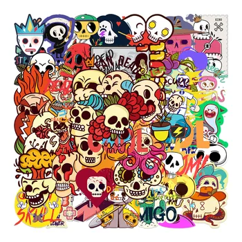 10/30/46PCS Amuzant Craniu Drăguț Autocolante de Desene animate Graffiti Decalcomanii de Jucărie pentru Copii Cadouri DIY Laptop Telefon Valiza Notebook Sticker en-Gros