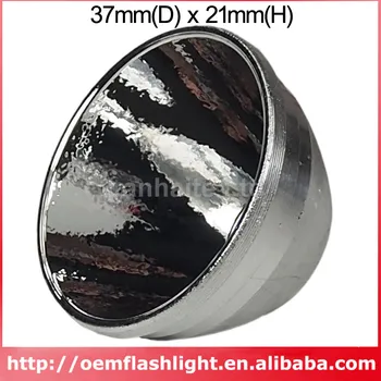 37 mm(D) x 21mm(H) OP Reflector din Aluminiu Pentru C2 Lanterna