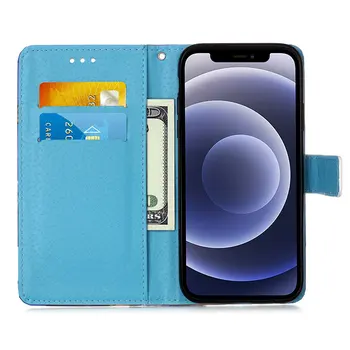 Flip Caz de Telefon Pentru Xiaomi Mi 11 Lite 11i Pro Poco F3 M3 X3 NFC Redmi Nota 9 10 Pro 10S Portofel Cartelei Proteja Capacul D03D