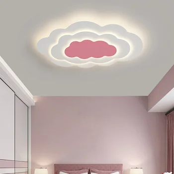 Cameră pentru copii dormitor lampa fata creative desene animate lampă de tavan minimalist modern, iluminat camera copil protecția ochilor lămpi cu LED-uri