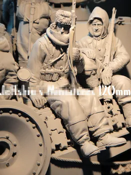 1/16 Turnat Rasina Figura Model de Kit de Asamblare al doilea RĂZBOI mondial Soldat German Modelul de Asamblare Jucărie Nevopsite