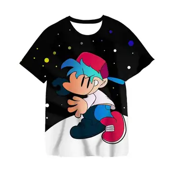 Baieti T Shirt Jocuri Video Cântăreață de vineri Seara Funkin T-shirt Copii de Desene animate Anime Teuri Băieți și Fete T-shirt Haine pentru Copii 3-14 Zile