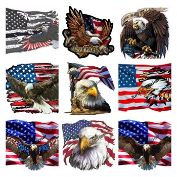 Creșterea Vultur Plesuv American Flag Mare Decal Autocolant Auto Anime Accesorii Auto Noua Versiune Decal de Curse Motocross KK Autocolante