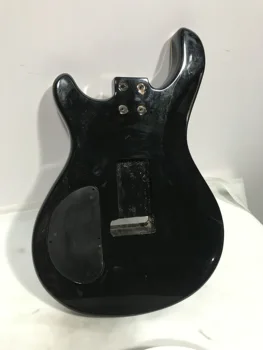 Chitara electrica Placa din Spate Cavitatea Huse pentru Chitara Bass de Înlocuire Negru Durabil Duplex Chitara Electrica D-Forma Pickguard