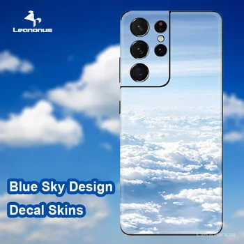 3M Filme Pentru Samsung S21 Ultra Nota 20 Cazuri Înapoi Filmul Acoperă Cerul Albastru Decal Protector al Pielii Autocolant pentru Galaxy S21 Plus Autocolante
