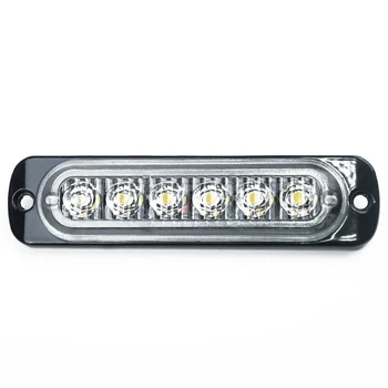 6 LED-uri Auto Lumina de Lucru Bara de Lumini de Urgență de Conducere Lampa de Ceață lumina de lucru Pentru Off Road SUV 4WD Auto Vas Camion Accesorii