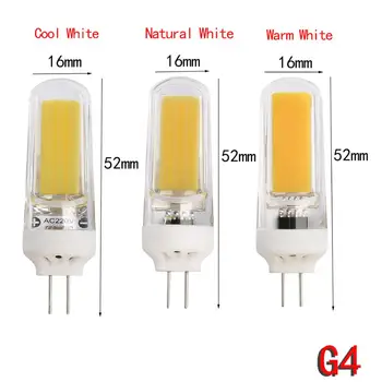1BUC Mini G4 G9 Silicon Cristal LED-uri de Porumb Bec Estompat AC110V 220V 9W lumina Reflectoarelor Cald/Rece/Alb Natural Led-uri Luminoase Lampada