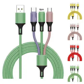 Cablu de încărcare Universal Cablu de Date 8-pin Micro USB de Tip C, Telefon Incarcator Cablu