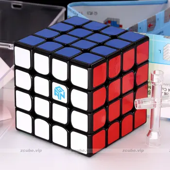 Magic Cube 4x4 GAN 460 M 460M 4x4x4 GANCUBE ACA poftă de mâncare de Învățământ Înțelepciune Joc StickerlesMAGNETIC Magnet Jucării Logice Viteza Cubo