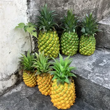 Transport gratuit Artificiale Ananas Fals Fructe de Aur Ananas Display Studio Foto Prop DIY Decorare