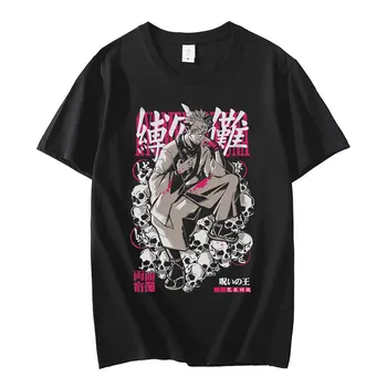 De vară pentru Bărbați T-Shirt Jujutsu Kaisen Mea o Friendo Todo Aoi Imprimare Tricou Anime Tricouri O de Gât Sport T-shirt Îmbrăcăminte Unisex