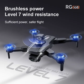 RG108 Obstacol Acoidance Drone 8k Profesional HD Camera GPS Inteligent Reveni FPV Motor fără Perii Drone Pliabil Dronă Quadcopter