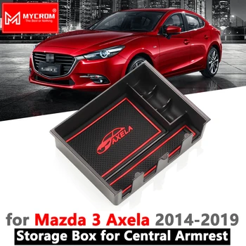 Cotiera Cutie Depozitare pentru Mazda 3 2016 2017 2018 2019 BM BN Mazda3 Axela Sedan Hatchback Auto Organizator Accesorii