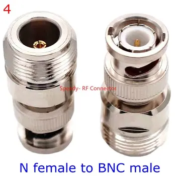 2 buc/lot L16 N Tip Conector Q9 BNC la N de sex Masculin de sex Feminin Coaxial Test Convertor Adaptor RF Cablu de Transmitere a N BNC Alamă Cupru