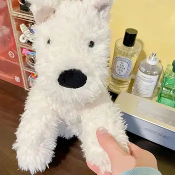 Interactive Plus De Câine Jucării Simulare West Highland Câine Papusa Moale Și Drăguț Câine Jucărie Consumabile Partid Ziua De Nastere Cadou Pentru Copii