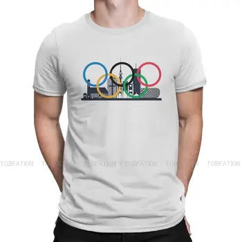 1972 Crewneck Tricouri Munchen Jocurile Olimpice de Imprimare Homme T Cămașă Nouă Tendință de Îmbrăcăminte 6XL