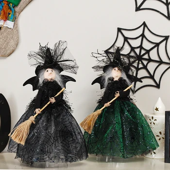 Decoratiuni De Halloween Vrăjitoare Fermecătoare Papusa Vrajitoare Figura Jucărie Mini Decoratiuni Papusa Elf Petrecere De Halloween Decoratiuni, Decor Acasă